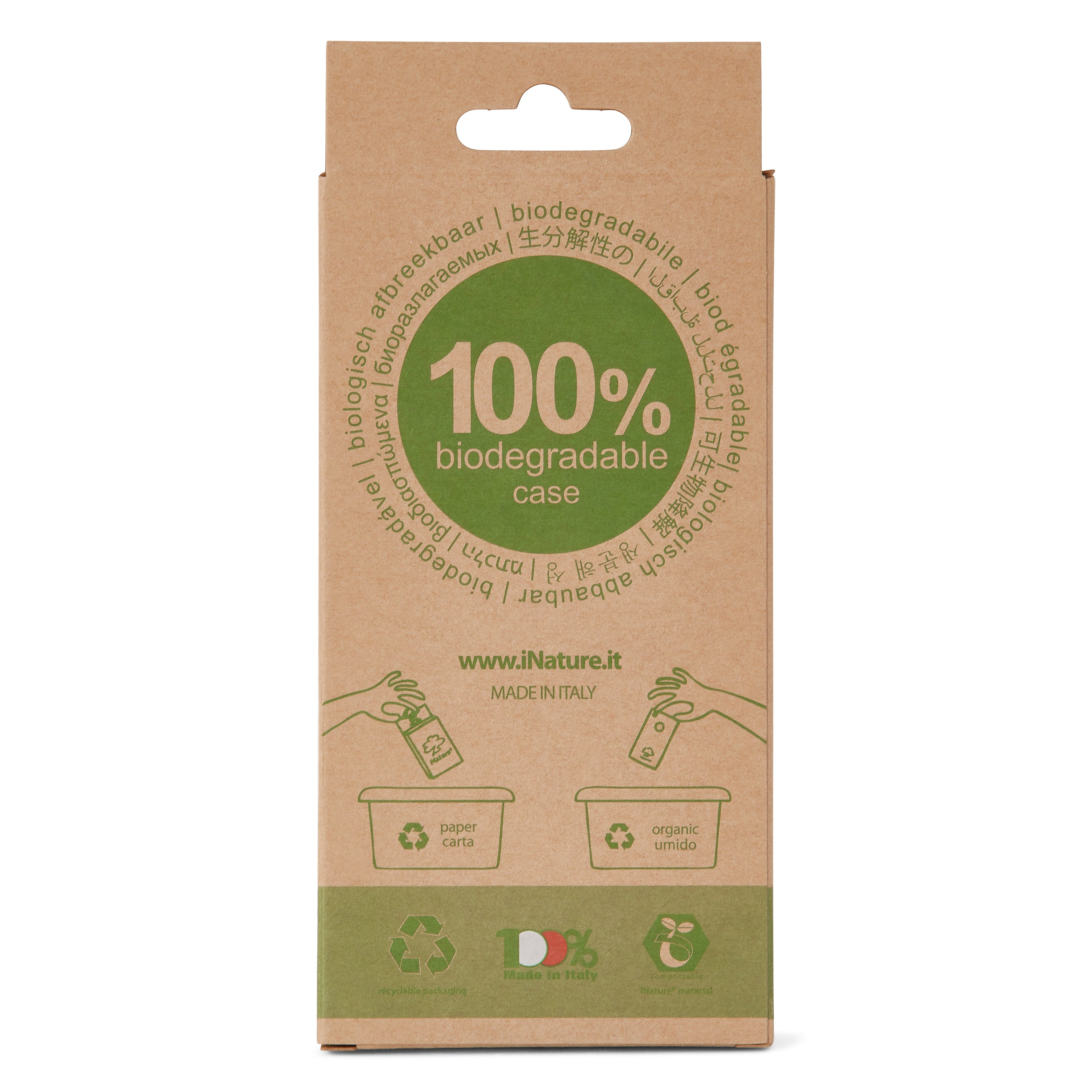 Custodia iNature iPhone 13 Pro Max - Nero Vulcano